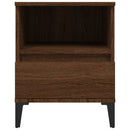 vidaXL 2 db barna tölgy színű éjjeliszekrény 40x35x50 cm