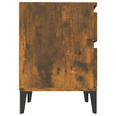 vidaXL 2 db füstös tölgy színű éjjeliszekrény 40x35x50 cm