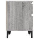 vidaXL 2 db szürke sonoma színű éjjeliszekrény 40x35x50 cm