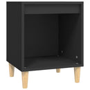 vidaXL 2 db fekete éjjeliszekrény 40 x 35 x 50 cm