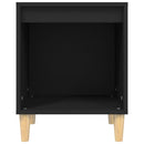 vidaXL 2 db fekete éjjeliszekrény 40 x 35 x 50 cm