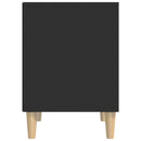 vidaXL 2 db fekete éjjeliszekrény 40 x 35 x 50 cm