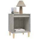 vidaXL 2 db betonszürke éjjeliszekrény 40x35x50 cm