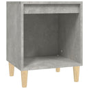 vidaXL 2 db betonszürke éjjeliszekrény 40x35x50 cm