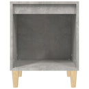 vidaXL 2 db betonszürke éjjeliszekrény 40x35x50 cm
