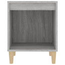 vidaXL 2 db szürke sonoma színű éjjeliszekrény 40x35x50 cm