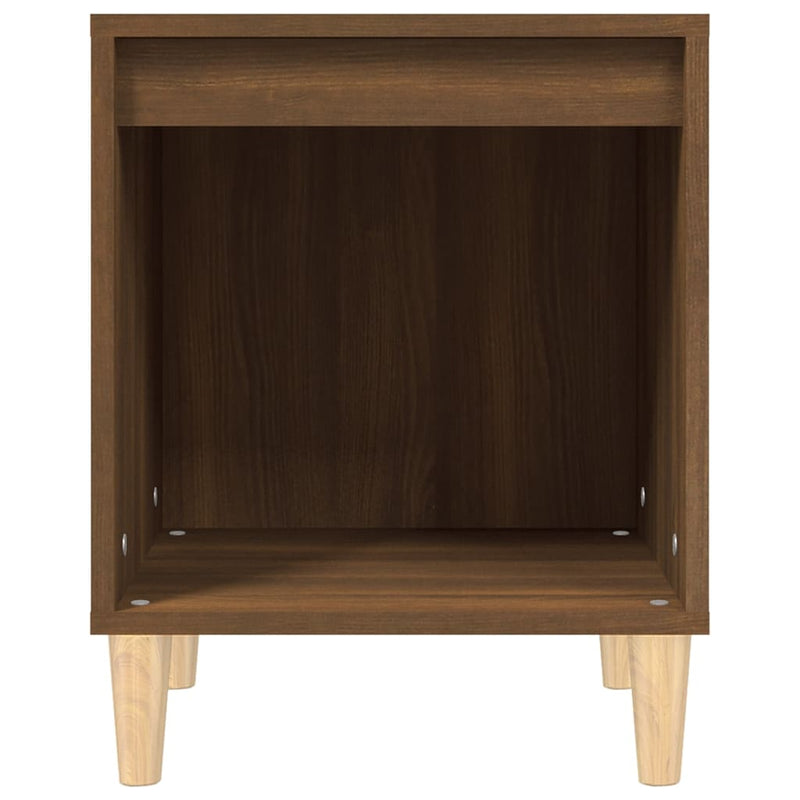 vidaXL 2 db barna tölgy színű éjjeliszekrény 40x35x50 cm