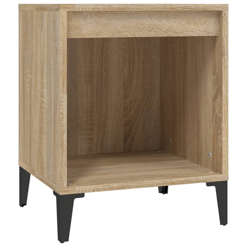 vidaXL 2 db sonoma tölgy éjjeliszekrény 40 x 35 x 50 cm