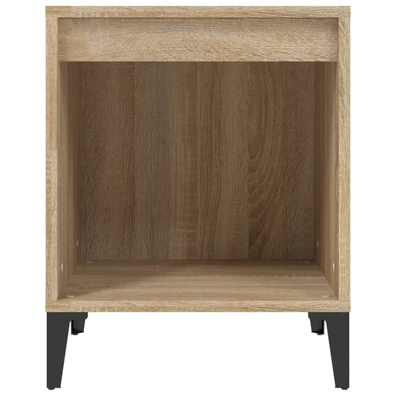 vidaXL 2 db sonoma tölgy éjjeliszekrény 40 x 35 x 50 cm