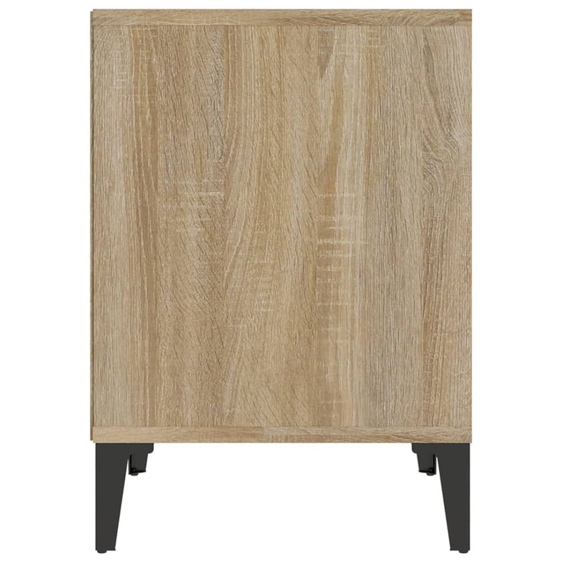 vidaXL 2 db sonoma tölgy éjjeliszekrény 40 x 35 x 50 cm