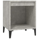 vidaXL 2 db betonszürke éjjeliszekrény 40x35x50 cm