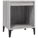 vidaXL 2 db szürke sonoma színű éjjeliszekrény 40x35x50 cm