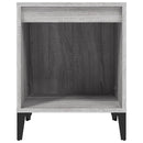 vidaXL 2 db szürke sonoma színű éjjeliszekrény 40x35x50 cm