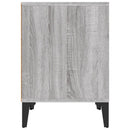 vidaXL 2 db szürke sonoma színű éjjeliszekrény 40x35x50 cm