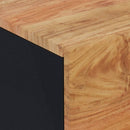 vidaXL 2 db tömör akácfa tálalószekrény 60 x 33 x 75 cm