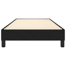 vidaXL rugós ágykeret fekete 90x200 cm szövet