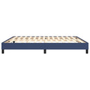 vidaXL kék szövet rugós ágykeret 180 x 200 cm