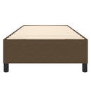 vidaXL sötétbarna szövet rugós ágykeret 80x200 cm