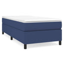 vidaXL rugós ágykeret kék 80x200 cm szövet