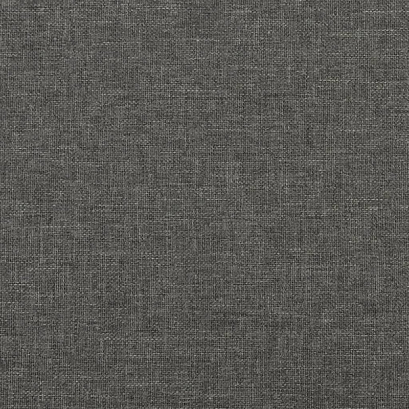 vidaXL sötétszürke szövet rugós ágykeret 120x200 cm