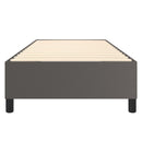 vidaXL szürke műbőr rugós ágykeret 80 x 200 cm