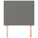 vidaXL sötétszürke szövet fejtámla 80x5x118/128 cm