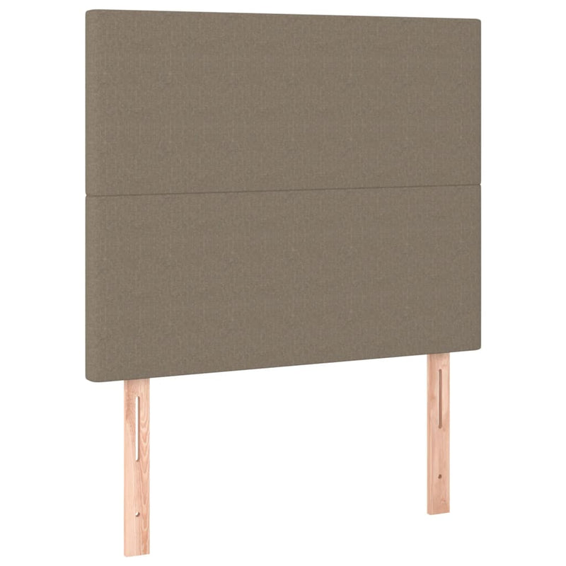 vidaXL 2 db tópszínű szövet fejtámla 80x5x78/88 cm