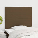 vidaXL sötétbarna szövet fejtámla 90x5x118/128 cm