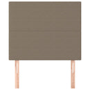 vidaXL bézs színű szövet fejtámla 90 x 5 x 118/128 cm