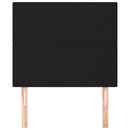vidaXL fekete szövet fejtámla 100 x 5 x 118/128 cm