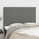 vidaXL sötétszürke szövet fejtámla 144x5x118/128 cm