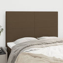 vidaXL sötétbarna szövet fejtámla 144x5x118/128 cm