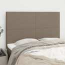 vidaXL szürke szövet fejtámla 144x5x118/128 cm