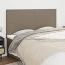 vidaXL bézs színű szövet fejtámla 160 x 5 x 118/128 cm