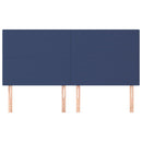 vidaXL kék szövet fejtámla 160x5x118/128 cm