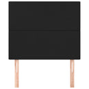 vidaXL fekete műbőr fejtámla 80x5x118/128 cm