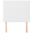 vidaXL fehér műbőr fejtámla 80x5x118/128 cm