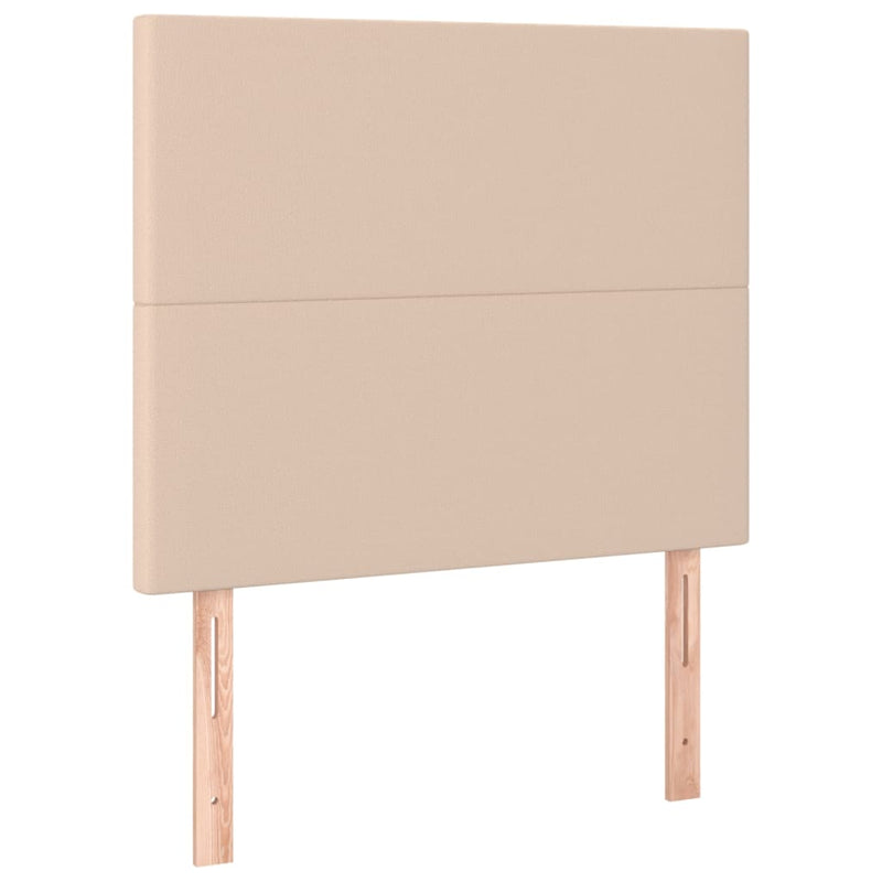 vidaXL 2 db cappuccino színű műbőr fejtámla 80 x 5 x 78/88 cm