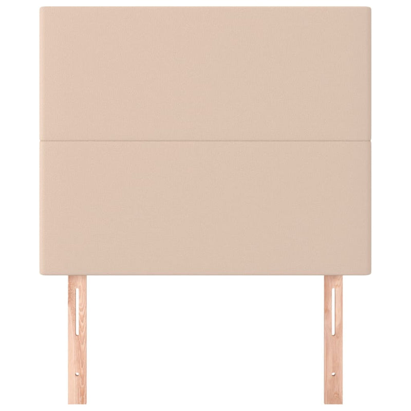 vidaXL 2 db cappuccino színű műbőr fejtámla 80 x 5 x 78/88 cm