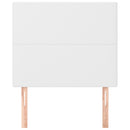 vidaXL fehér műbőr fejtámla 90x5x118/128 cm