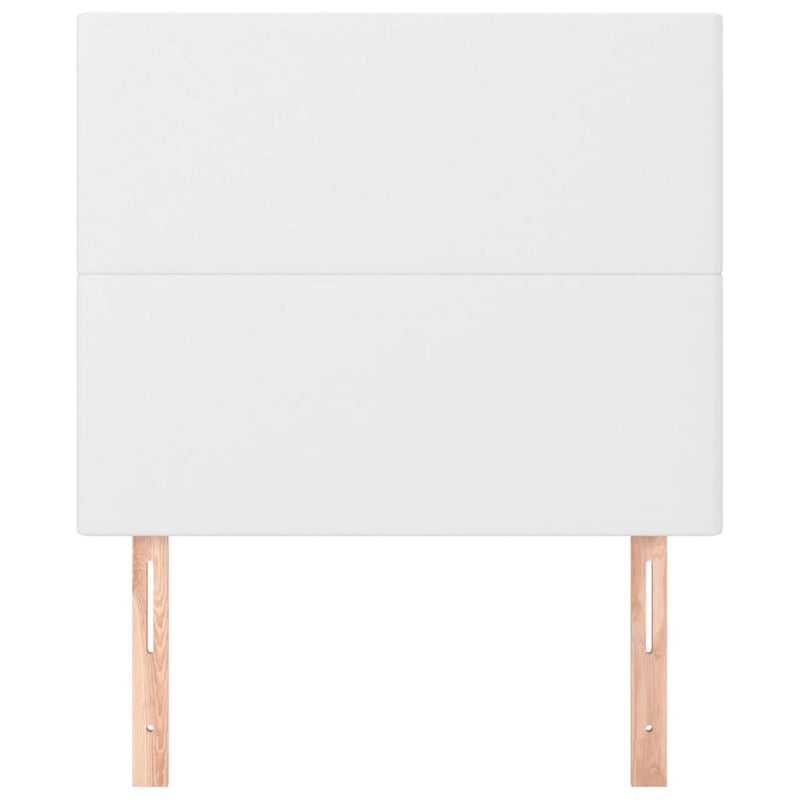 vidaXL 2 db fehér műbőr fejtámla 90x5x78/88 cm