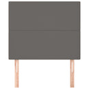 vidaXL 2 db szürke műbőr fejtámla 90x5x78/88 cm