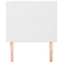 vidaXL fehér műbőr fejtámla 100 x 5 x 118/128 cm