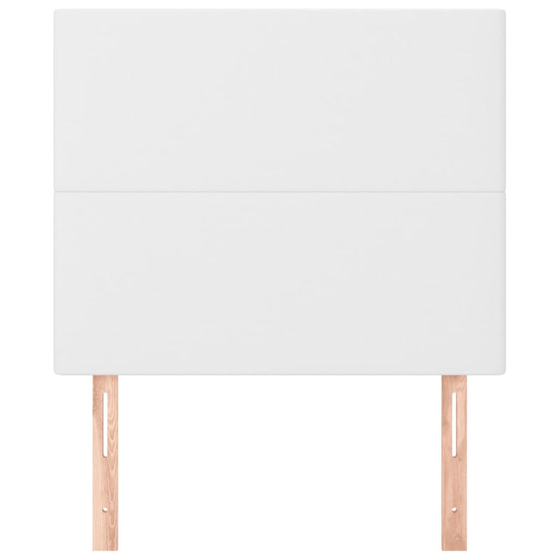 vidaXL 2 db fehér műbőr fejtámla 100x5x78/88 cm