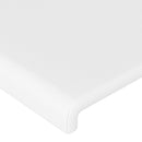 vidaXL fehér műbőr fejtámla 100 x 5 x 118/128 cm