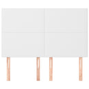 vidaXL 4 db fehér műbőr fejtámla 72 x 5 x 78/88 cm