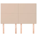 vidaXL műbőr fejtámla Cappuccino 144x5x118/128 cm