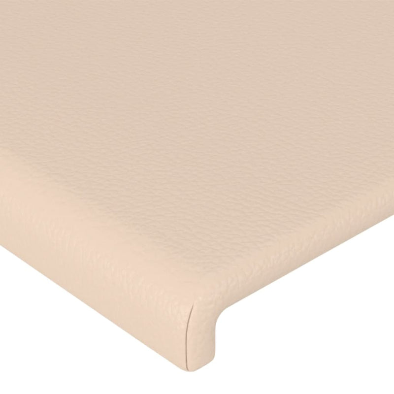 vidaXL 4 db cappuccino színű műbőr fejtámla 72 x 5 x 78/88 cm