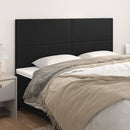 vidaXL fekete műbőr fejtámla 180x5x118/128 cm