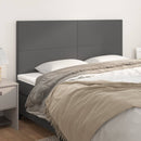 vidaXL szürke műbőr fejtámla 180x5x118/128 cm